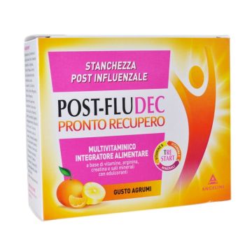 Post FluDec Pronto Recupero Integratore Multivitaminico Post Influenza 12 Bustine