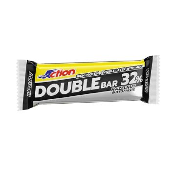 ProAction Double Bar 32% Barretta Gusto Nocciola Caramello 60g