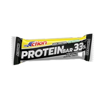 ProAction Protein Bar 33% Barretta Mandorla 50g