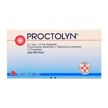 Proctolyn 0,1mg+10mg 10 Supposte