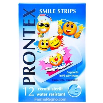 Prontex Smile Strips Cerotti Sterili Bambini 12 Pezzi