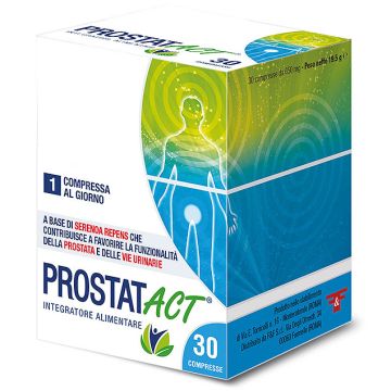 Prostat Act Integratore Prostata e Vie Urinarie 30 Compresse