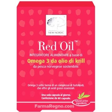 Red Oil Integratore Alimentare Omega3 da Olio di Krill 60 Capsule