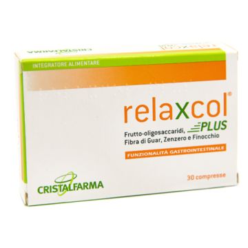 Relaxcol Plus Integratore Funzionalità Gastrointestinale 30 Compresse