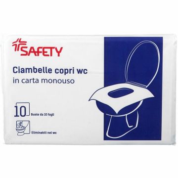 Safety Ciambelle Copri Water Monouso 10 Pezzi