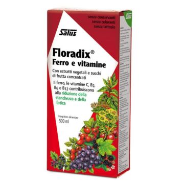 Salus Floradix Integratore Ferro e Vitamine 500ml