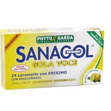 Sanagol Gola Voce Limone Senza Zucchero 24 Caramelle