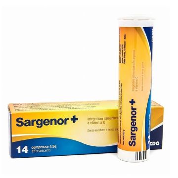 Sargenor Plus Integratore Vitamina C e Arginina 14 Compresse