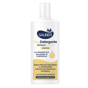 Sauber detergente intimo lenitivo 200 ml Sauber DeoDetergente Intimo Lenitivo pH4.5 200ml 