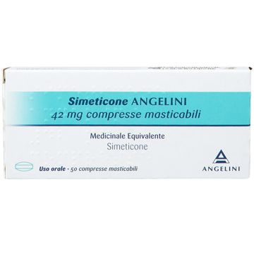 Simeticone Angelini 42mg 50 Compresse Masticabili