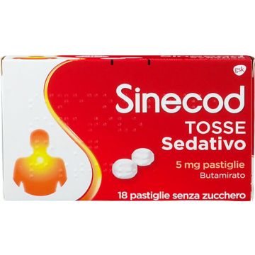 Sinecod Tosse Sedativo 5mg Senza Zucchero 18 Pastiglie