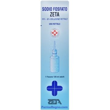 Sodio Fosfato Zeta 16% / 6% Soluzione Rettale Adulti 120ml