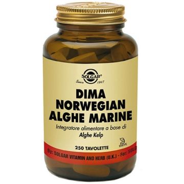 Solgar Dima Norwegian Alghe Marine 250 Tavolette