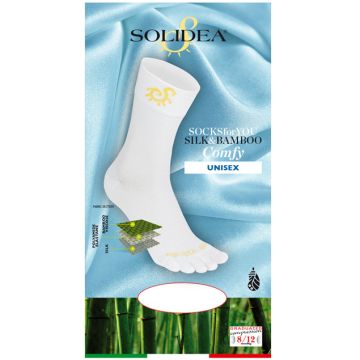 Solidea Sock For You Silk Bamboo Comfy Unisex Calzino dita separate
