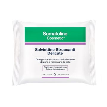 Somatoline Cosmetic Salviettine Struccanti Delicate Promo 20 Pezzi