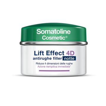 Somatoline Lift Effect 4D Crema Antirughe Filler Notte 50ml