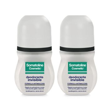 Somatoline Cosmetic Deodorante Invisible Roll-On Duopack 50+50ml