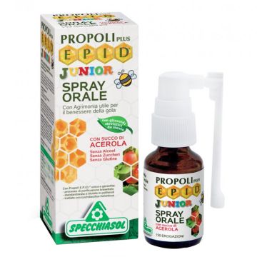 Specchiasol Propoli Plus Epid Junior Spray Orale Gola 15ml