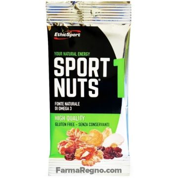 Sport Nuts 1 Mix Frutta Secca Disidratata Omega 3