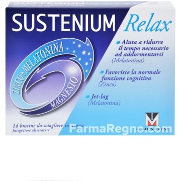 Sustenium Relax Melatonina Magnesio e Zinco 14 Buste 