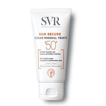 SVR Sun Secure Ecran SPF50+ Crema Solare Minerale Pelle Secca 60g