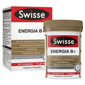Swisse Energia B+ Integratore Vitamina B 50 Compresse