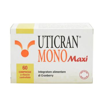 Uticran mono maxi integratore alimentare cranberry per infezioni vie urinarie 60 compresse