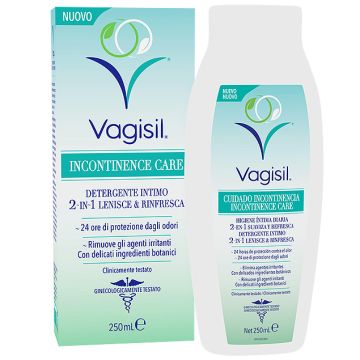 Vagisil Incontinence Care Detergente Intimo 2in1 250ml