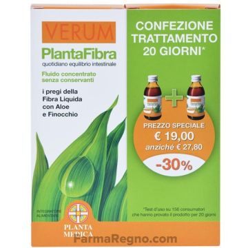 Verum Plantafibra Fluido Duopack Planta Medica 200+200ml