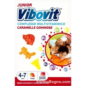 Vibovit Junior Multivitaminico 30 Caramelle Gommose 4-7 Anni