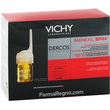 Vichy Dercos Aminexil Sp94 Trattamento Anticaduta Uomo 18 Fiale