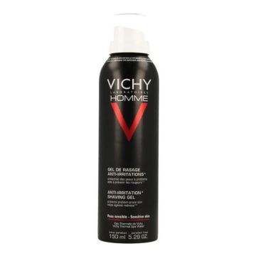 Vichy Homme Gel Rasage Barba Pelle Sensibile 150ml