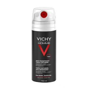 Vichy Homme Deodorante Spray Anti-Traspirante 72H 150ml