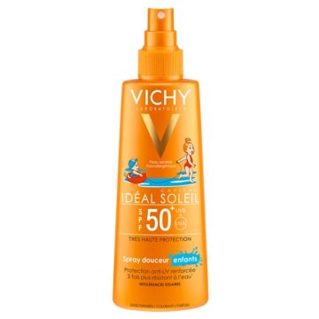 Vichy Ideal Soleil Bambino Latte Solare Spray SPF50+ Pelli Delicate 200ml