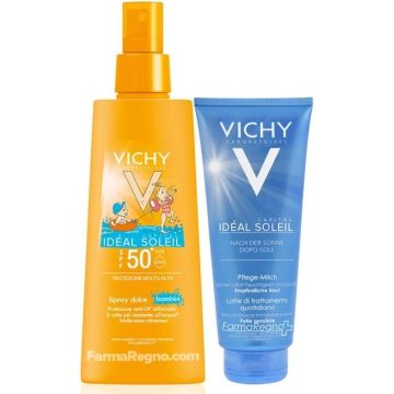 Vichy Ideal Soleil Spray Dolce Bambino SPF50+ e Dopo Sole Omaggio