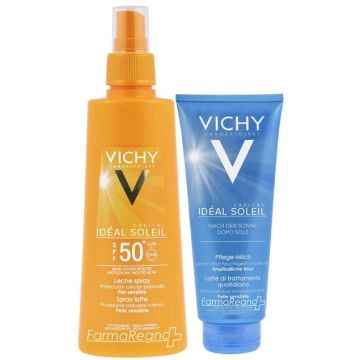 Vichy Ideal Soleil Spray Latte SPF50+ e Dopo Sole Omaggio