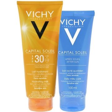 Vichy Capital Soleil Latte Idratante SPF30 con Latte Dopo Sole Omaggio
