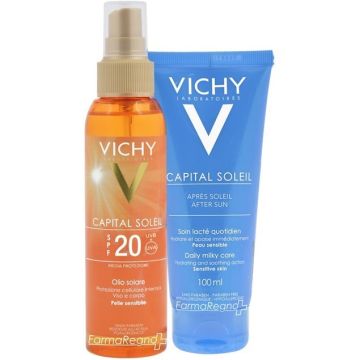 Vichy Capital Soleil Olio Solare SPF20 con Latte Dopo Sole Omaggio 125ml+100ml