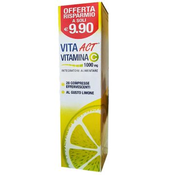Vita Act Vitamina C 1000mg 20 Compresse Effervescenti