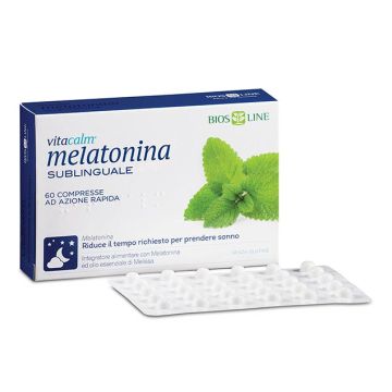 VitaCalm Melatonina Sublinguale Bios Line 60 Compresse