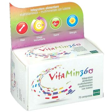 Vitamin 360 Multivitaminico Multiminerale con Luteina 70 Compresse 