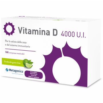 Vitamina D 4000 U.I. 168 Compresse Masticabili