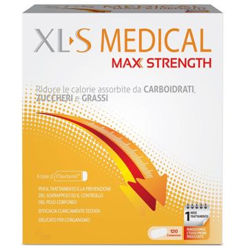 xls medical max strength 120 compresse