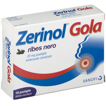 Zerinol Gola Ribes Nero 20mg 18 Pastiglie