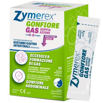 Zymerex Gonfiore Gas Doppia Azione 20 Bustine Monodose