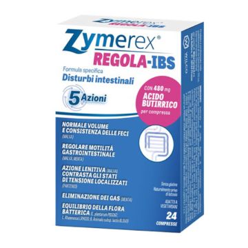 Zymerex Regola-IBS Disturbi Intestinali 24 Compresse