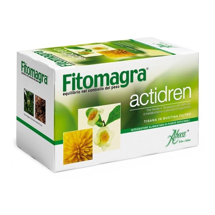 Aboca Fitomagra Actidren Tisana Drenante Anticellulite Dimagrante 20 Filtri  da 36g