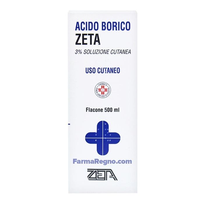 Acido Borico 3% Soluzione Cutanea 500ml in vendita online su FarmaRegno