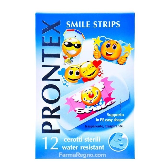 Prontex Smile Strips Cerotti Sterili Bambini 12 Pezzi in vendita online su  FarmaRegno