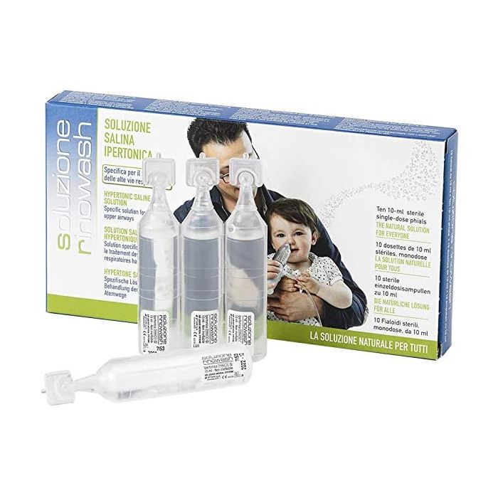 Rinowash Soluzione Ipertonica Lavaggio Nasale 10 Fiale in vendita online su  FarmaRegno